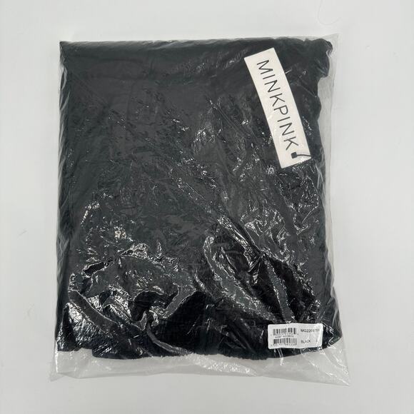 MINKPINK Audrey Cut Out Midi Dress in black Size L - Picture 11 of 11